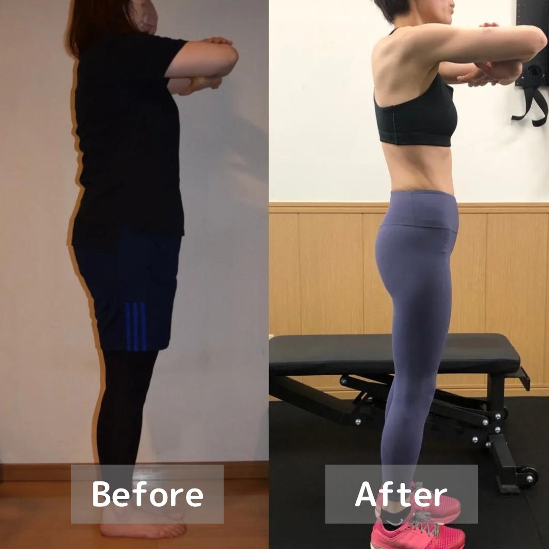 仙台パーソナルトレーニングジムTriFitnessY・H様のビフォーアフター