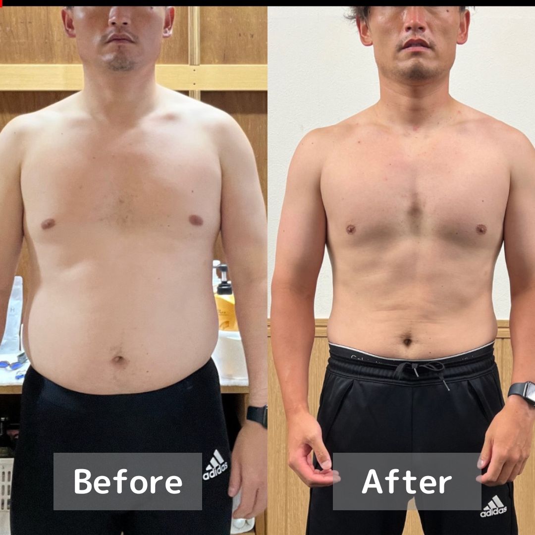 仙台パーソナルトレーニングジムTriFitnessC・K様のビフォーアフター